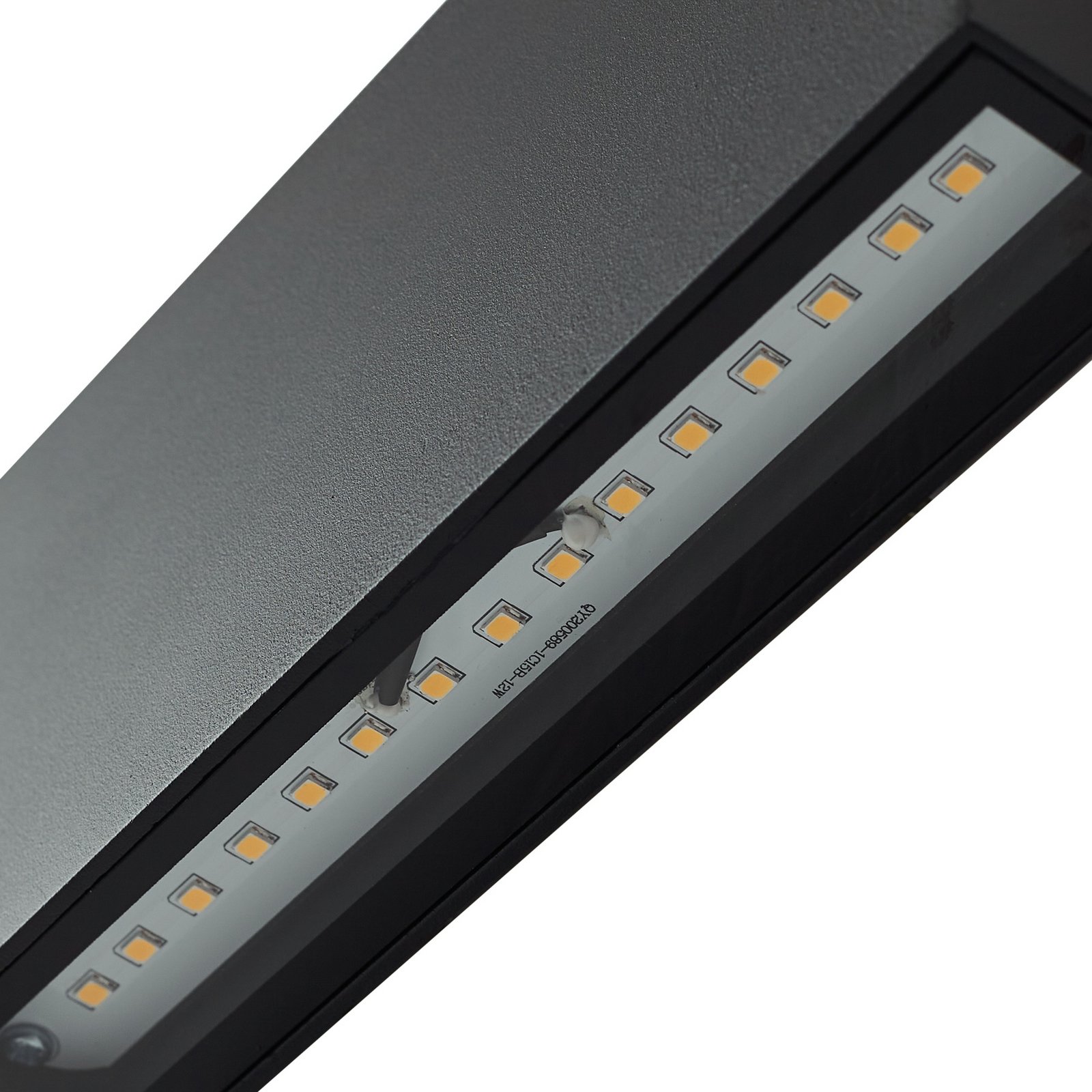 Jarte LED vonkajšie nástenné svietidlo 17 cm čierne kovové IP54 - Lindby