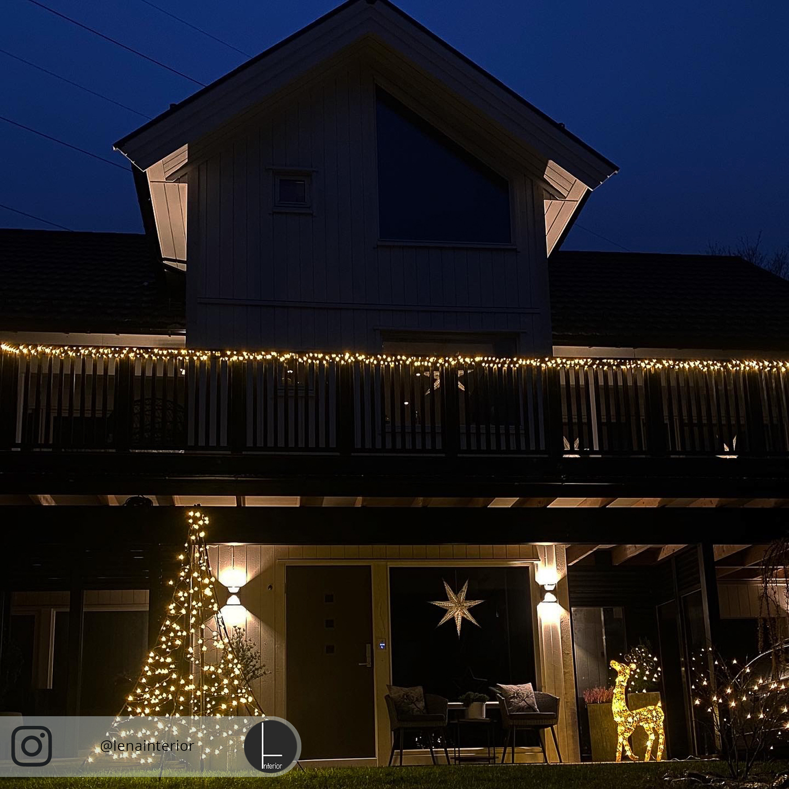 Fairybell Weihnachtsbaum mit Mast, 2 m 300 LEDs