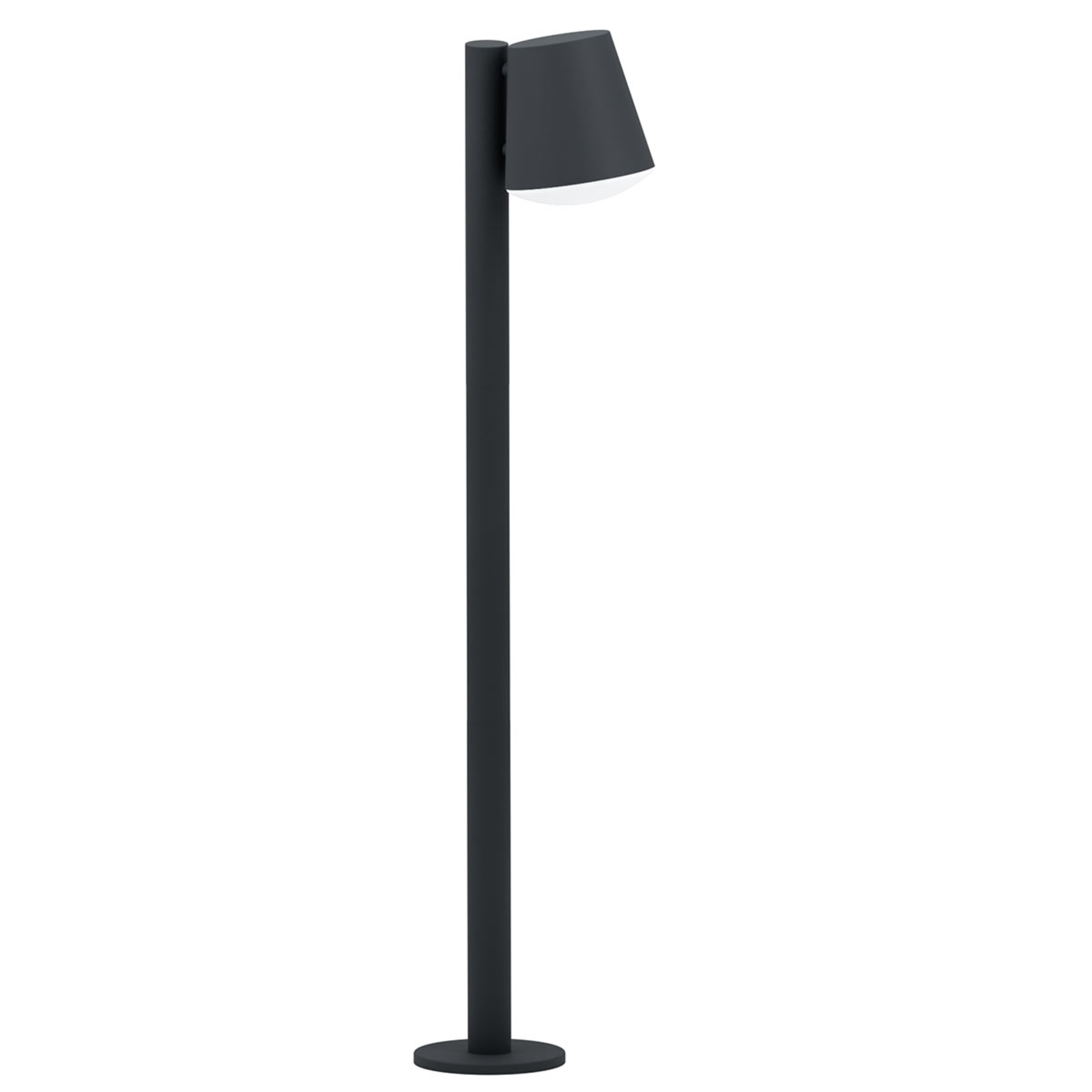 EGLO Caldiero path light anthracite, galvanised steel, plastic, E27, 10 W, energy efficiency: A++, W: 14 cm, H: 99.5 cm