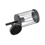 Yonan Außenwandleuchte Dark Grey/Clear - Lindby