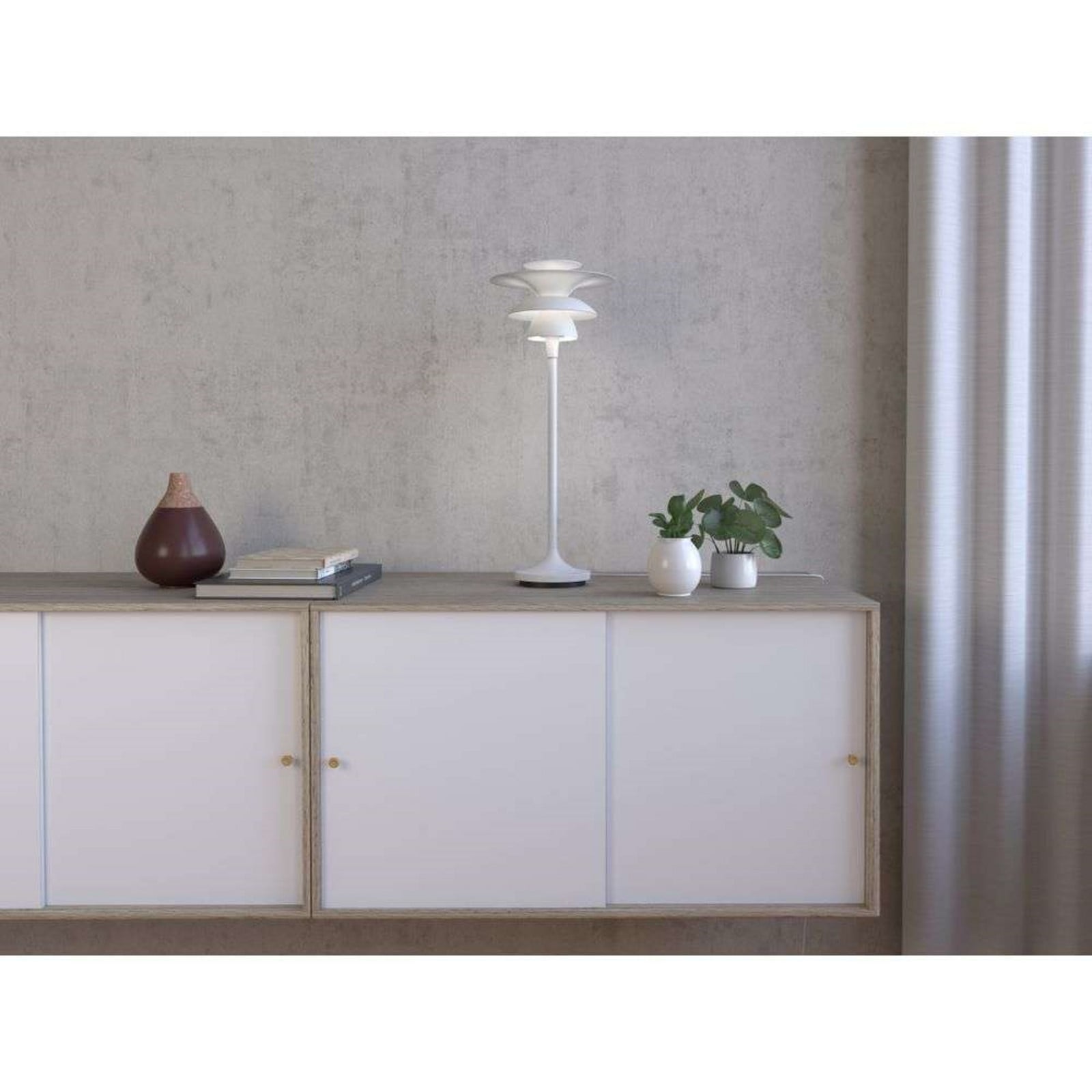 Picasso Tischleuchte H45,7 Matt White Belid - Wohnzimmer - Metall