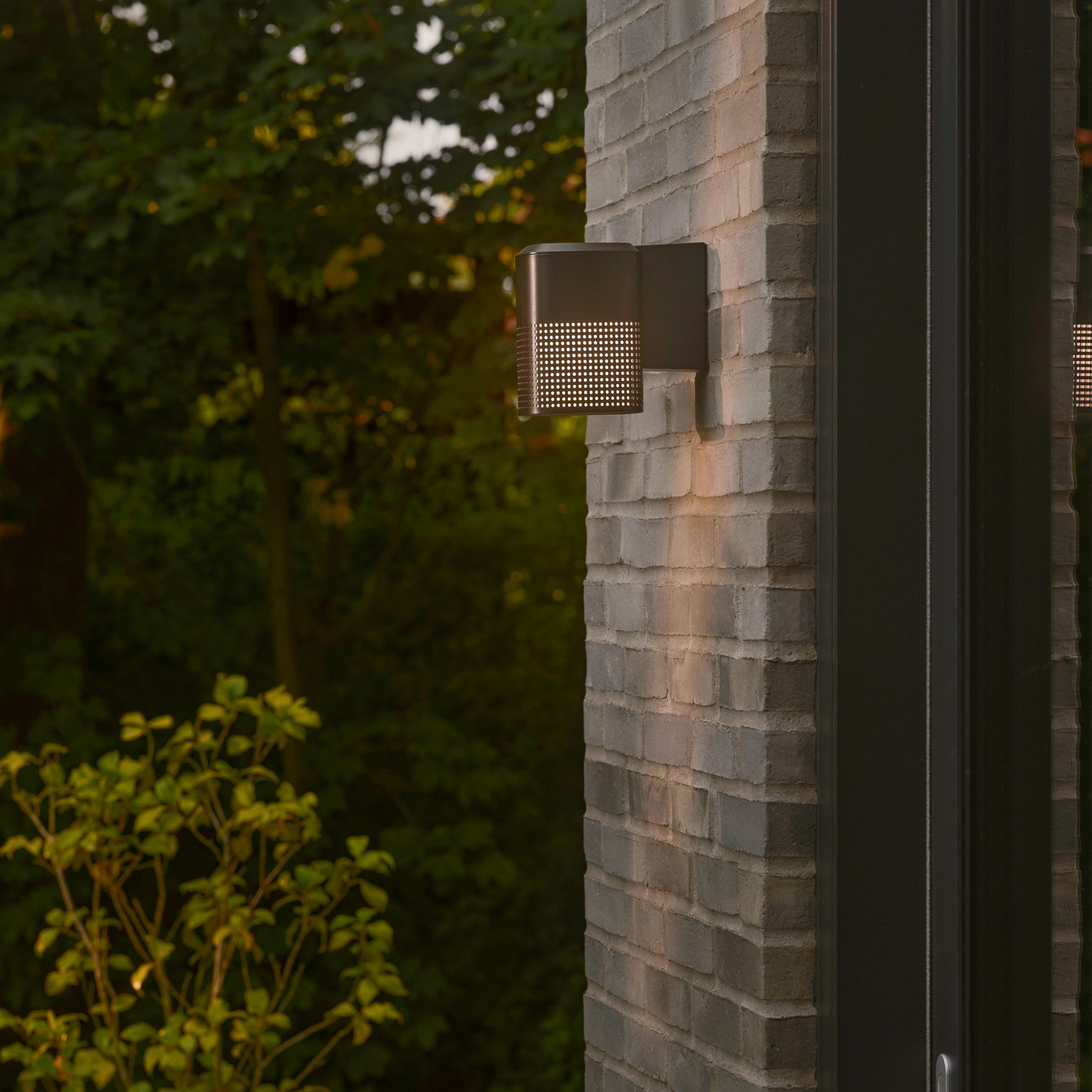 Applique d'extérieur Sidara Seaside, noire, IP54, E27