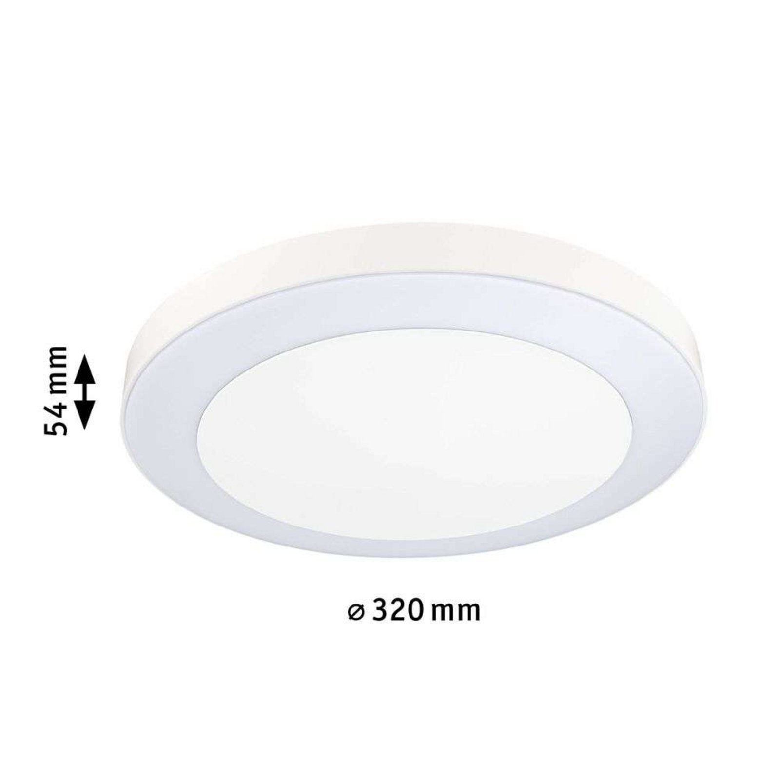 Circula Plafonieră de Exterior w/Sensor SWR IP44 Alb - Paulmann