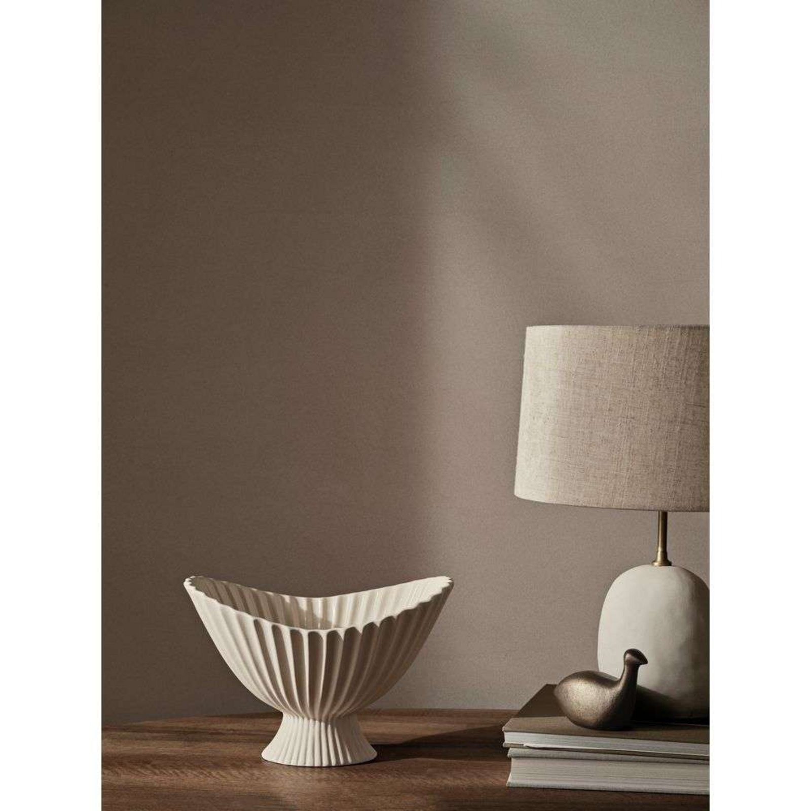 Fountain Bowl W28 Off-White - Ferm Living