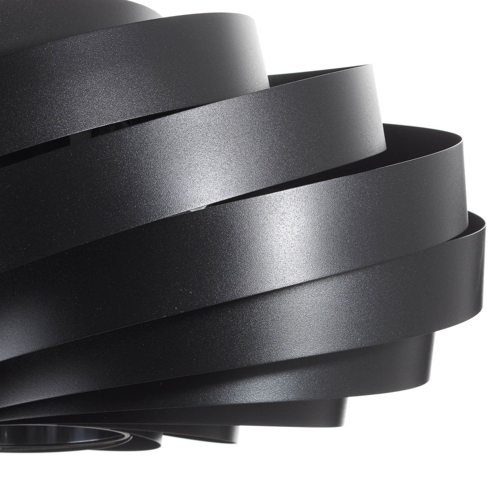 Vento Deckenleuchte, schwarz, Ø 60 cm, Metall, E27 - Domiluce