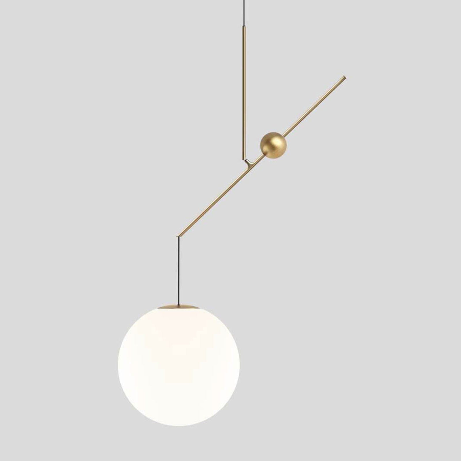Luceplan Malamata hanging light, length 119 cm