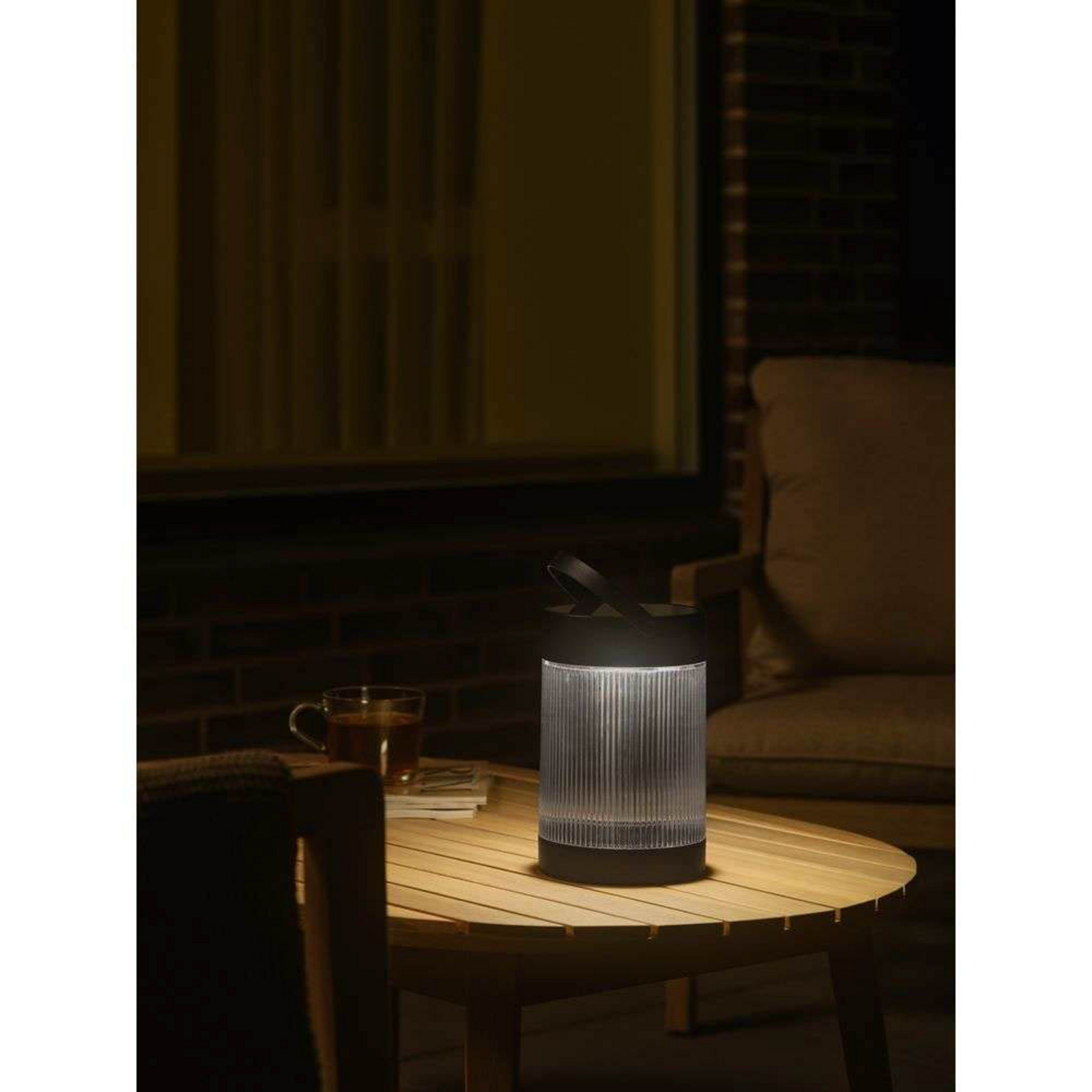 Coupar Solar Prijenosni Stolna Lampa Crna - Nordlux