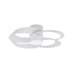 LED-laeventilaator Rose valge DC-mootor vaikne Ø 65 cm CCT