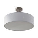 Umma Ceiling Lamp H30 White/Satin Nickel - Lindby