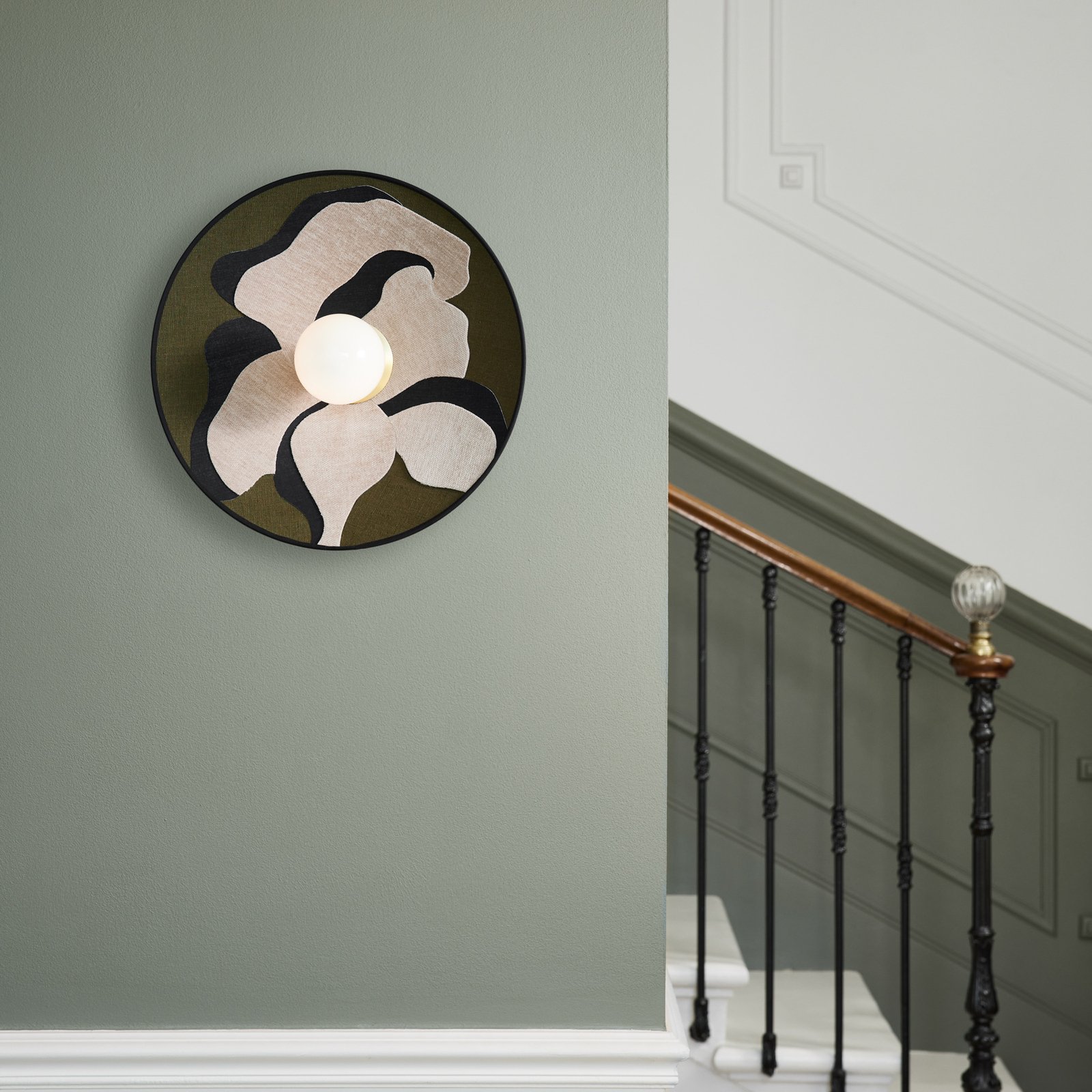 Sonia Laudet Wandlampe Ø 40 cm khaki - MARKET SET