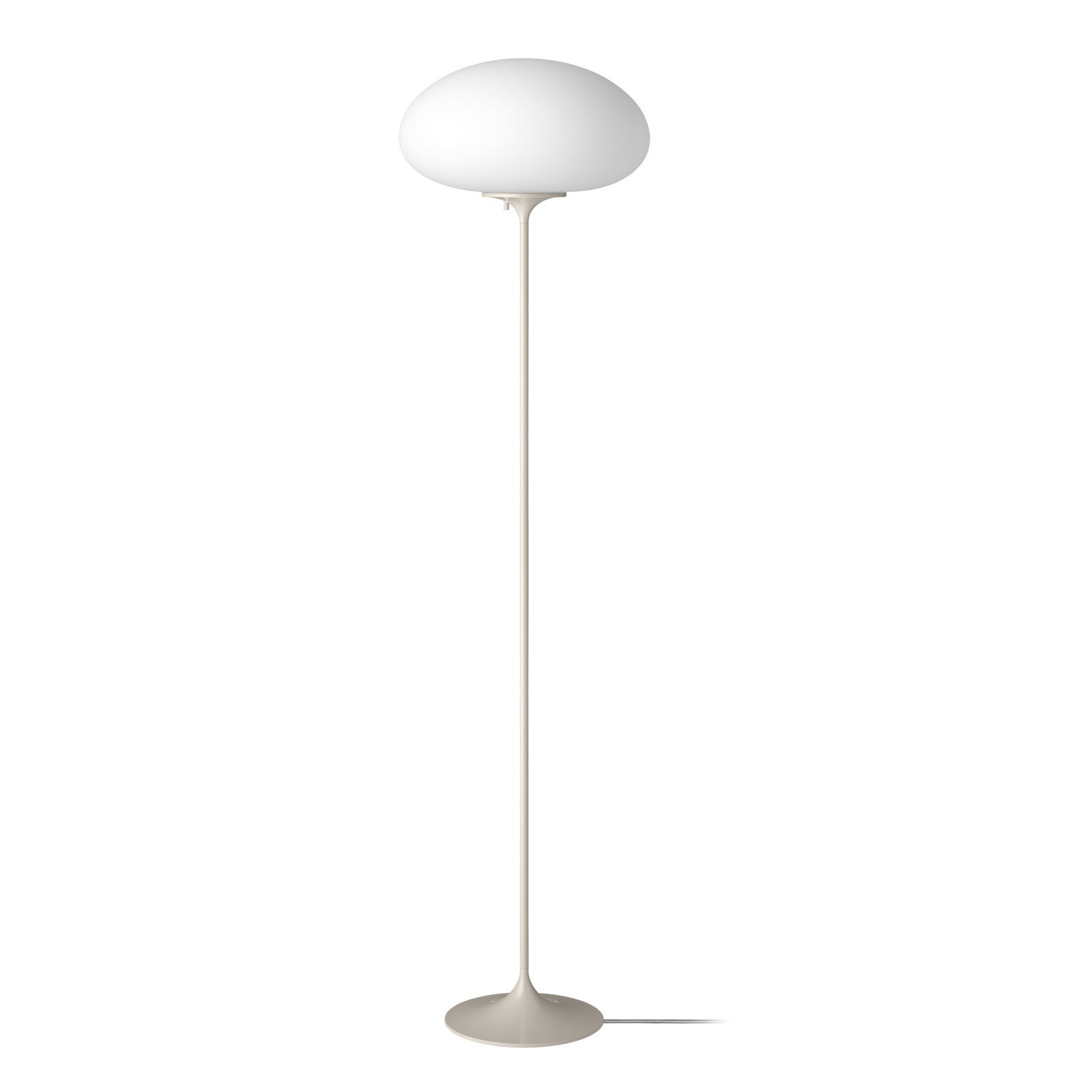 GUBI Stemlite floor lamp, grey, 150 cm
