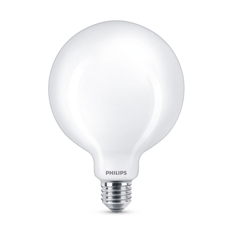 Philips Classic LED-Lampe E27 G120 7W 2.700K opal