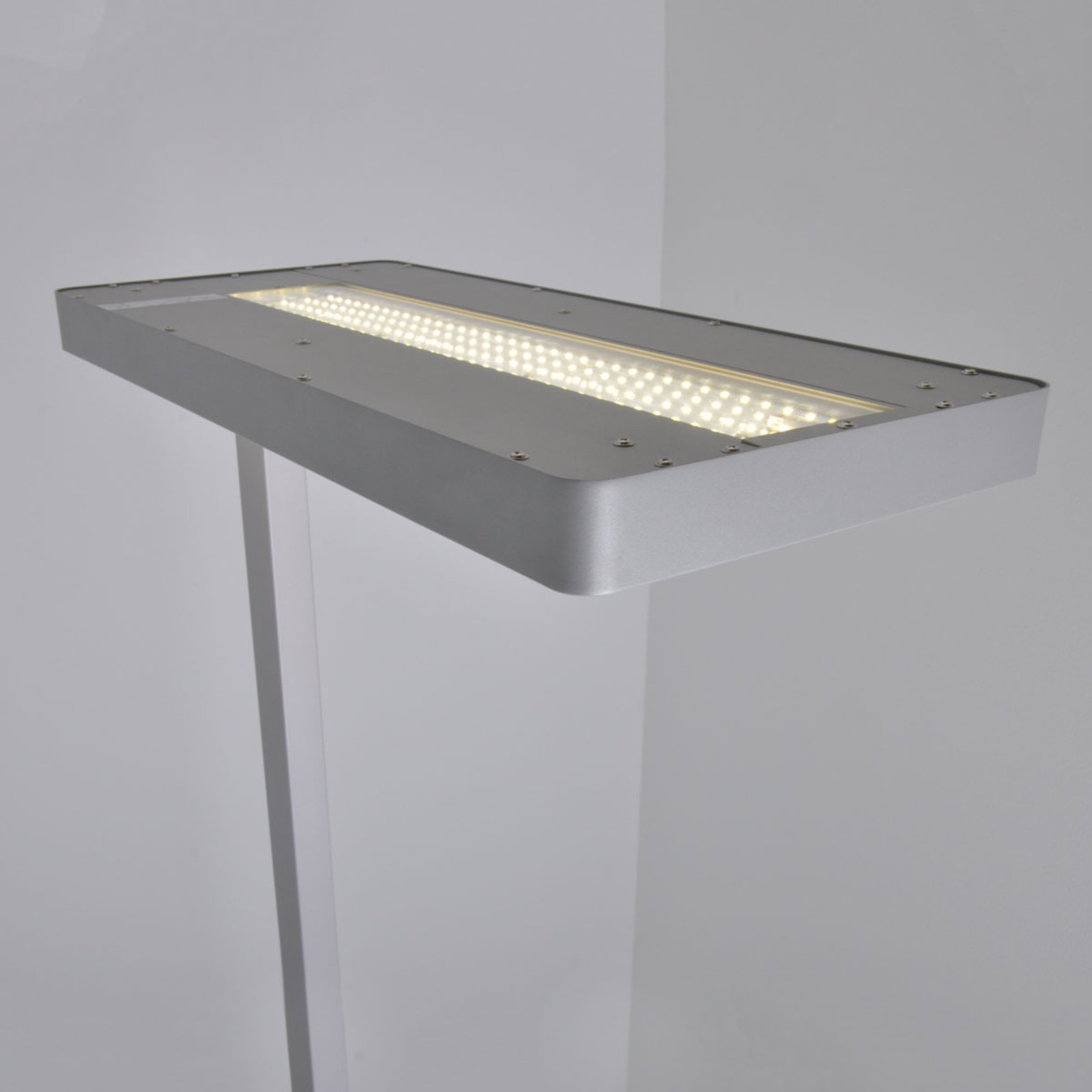 Logan Lampadaire Silver/White - Arcchio