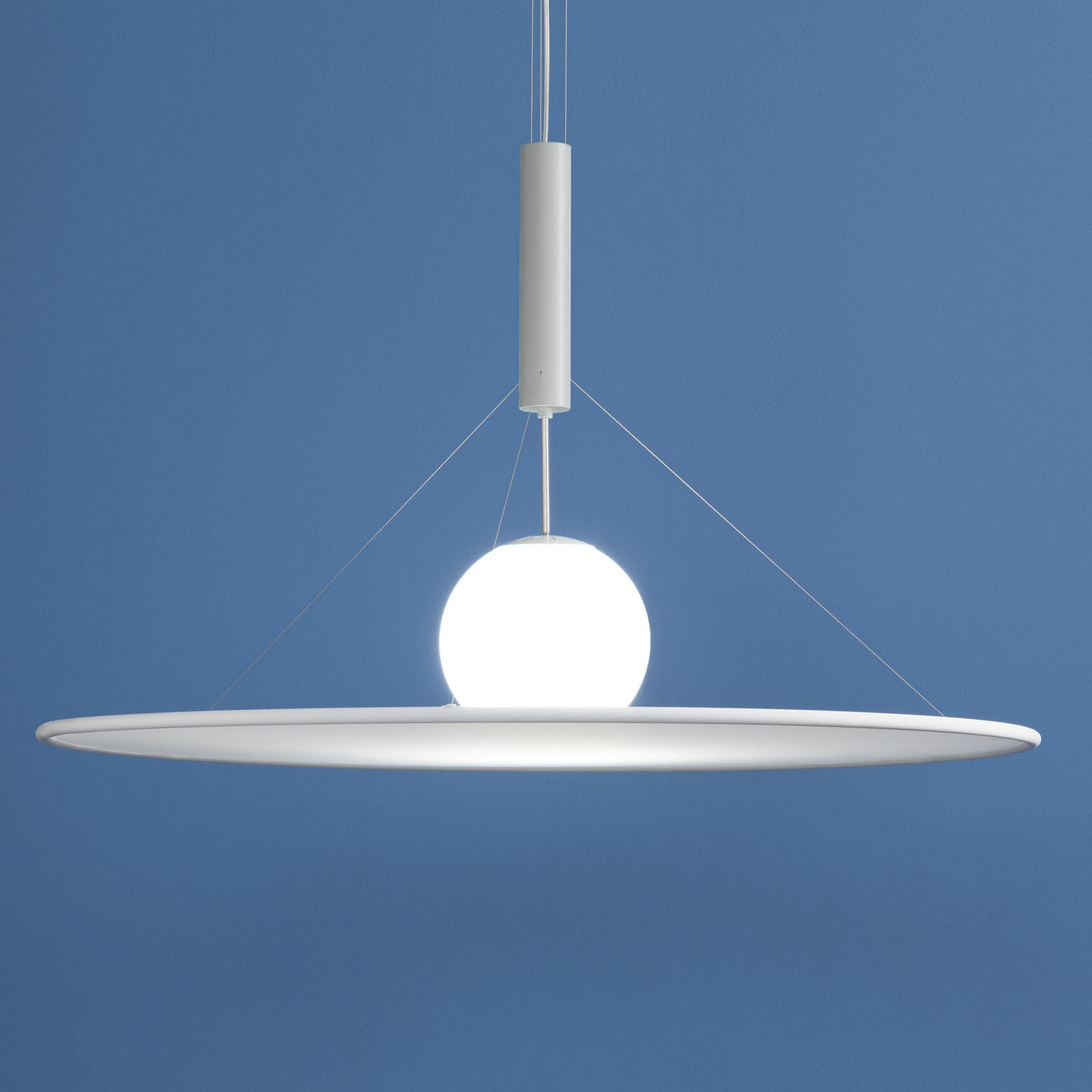 Axolight Manto dizajnérske závesné LED, Ø 70 cm