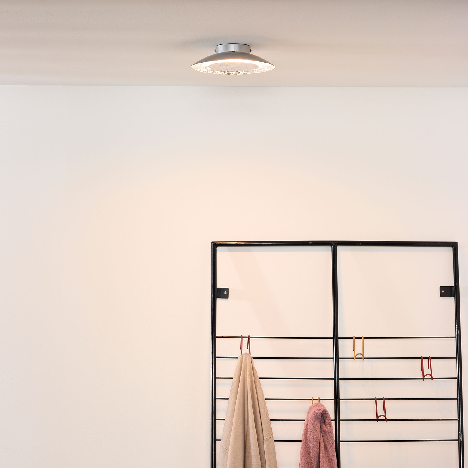 LED-Deckenleuchte Foskal silber