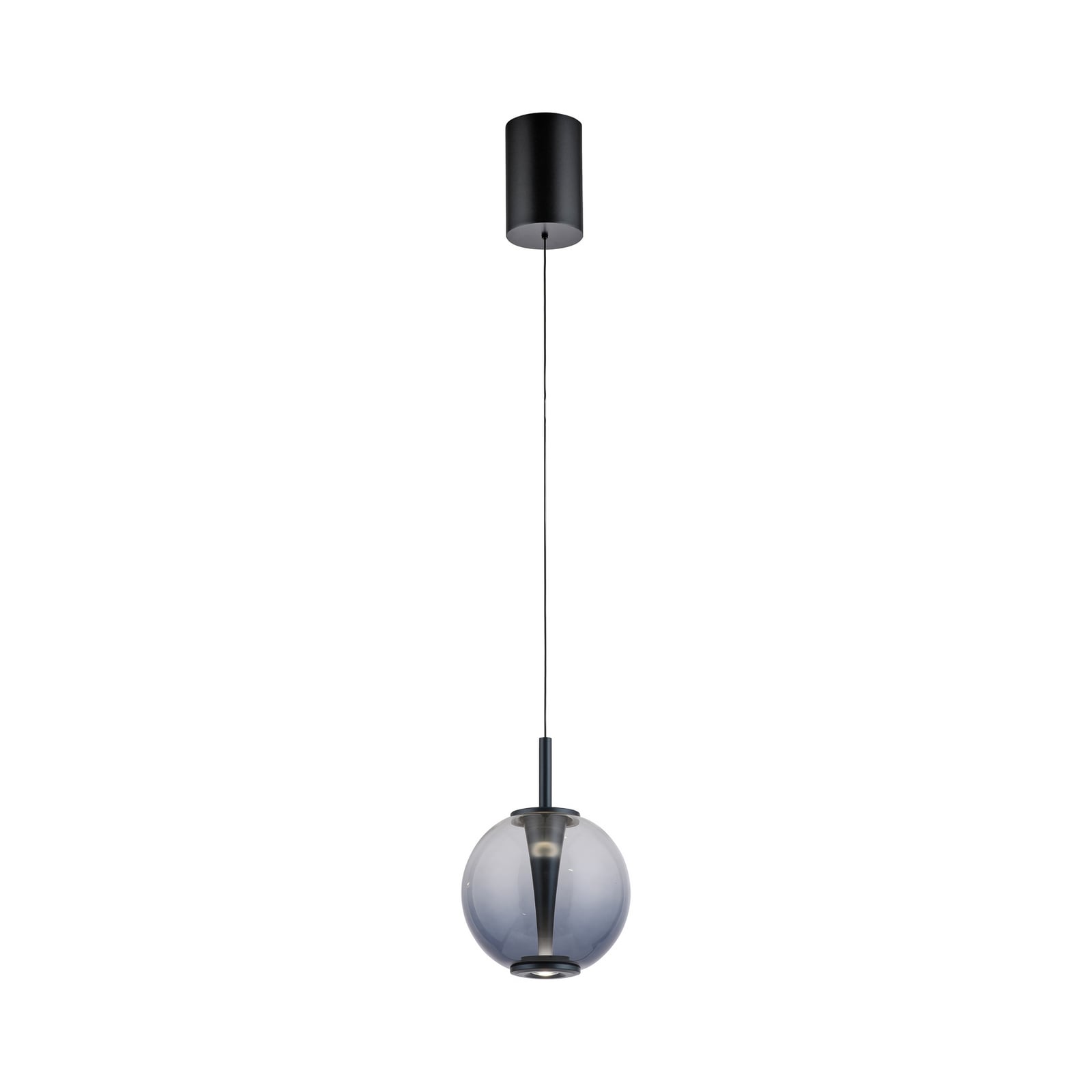 Infinity LED-Pendellampe, grau/rauchgrau, Ø 18cm, CCT - PURE Infinity LED-Pendellampe, grau/rauchgrau, Ø 18cm, CCT - PURE
