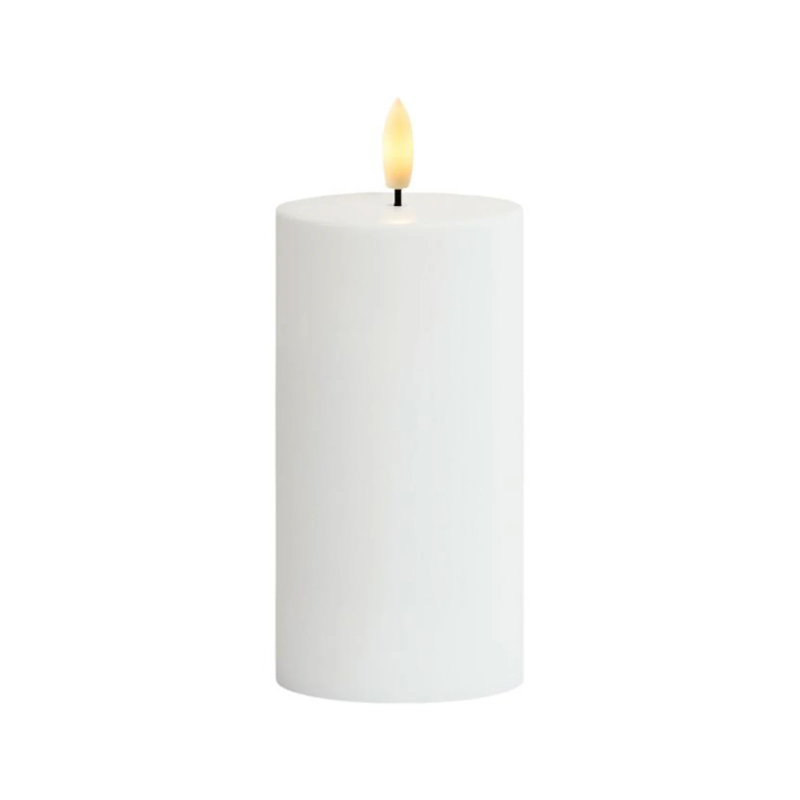 LED-küünal Sille, päikeseenergiaga, kõrgus 15 cm, valge, IP44