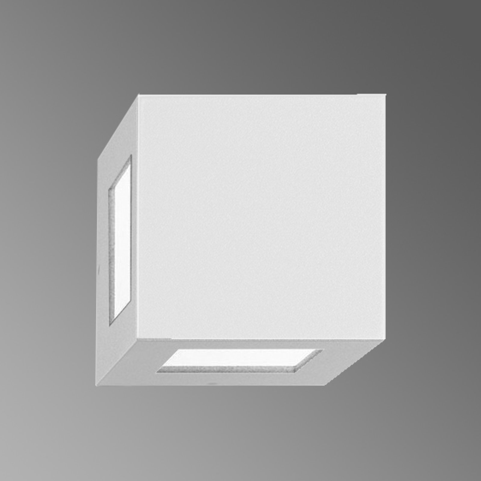 Outdoor wall light 700274, white, 1NB+1W