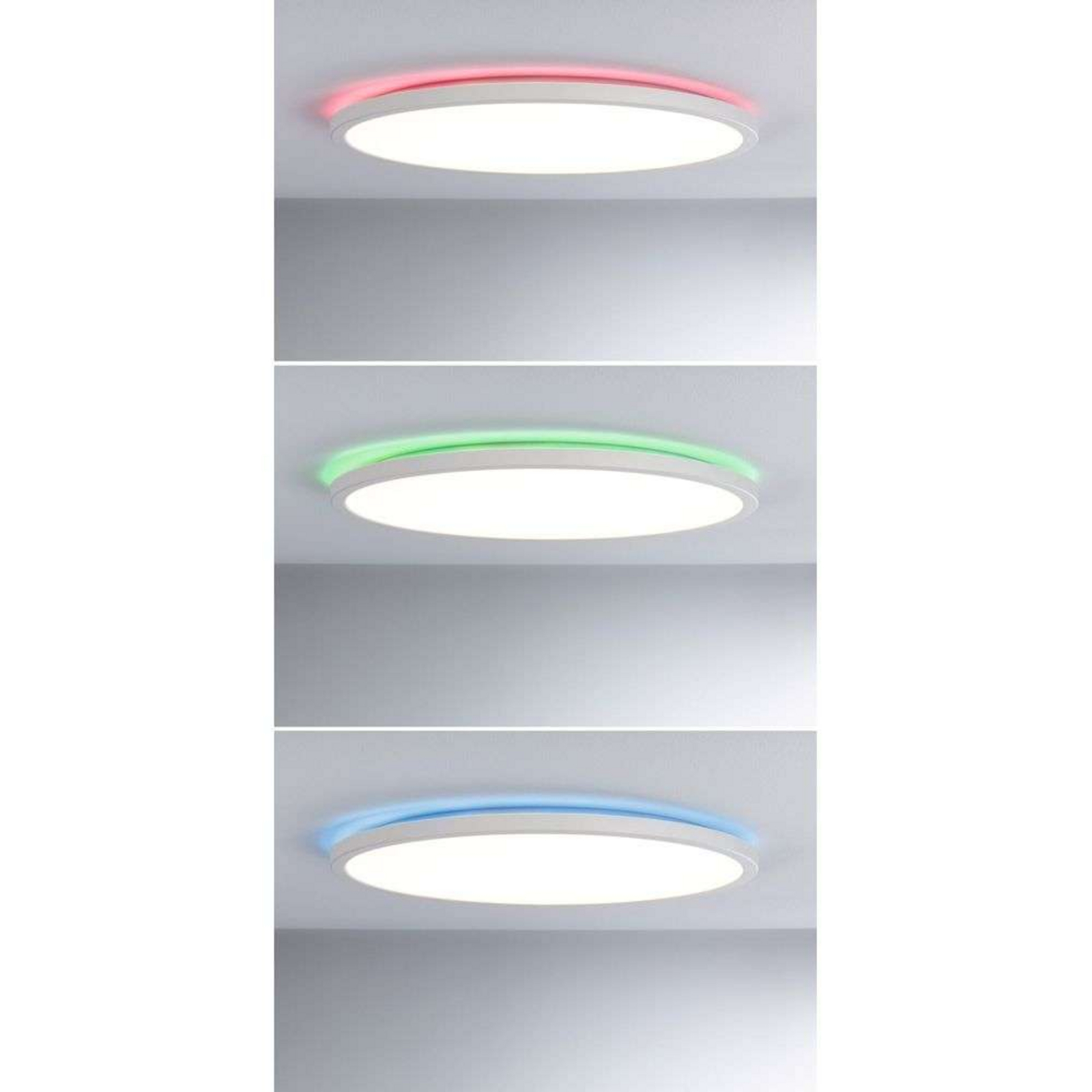 Paulmann LED-panel Atria Shine, Ø40 cm, RGBW, hvid, IP20, dæmpbar Paulmann LED-panel Atria Shine, Ø40 cm, RGBW, hvid, IP20, dæmpbar
