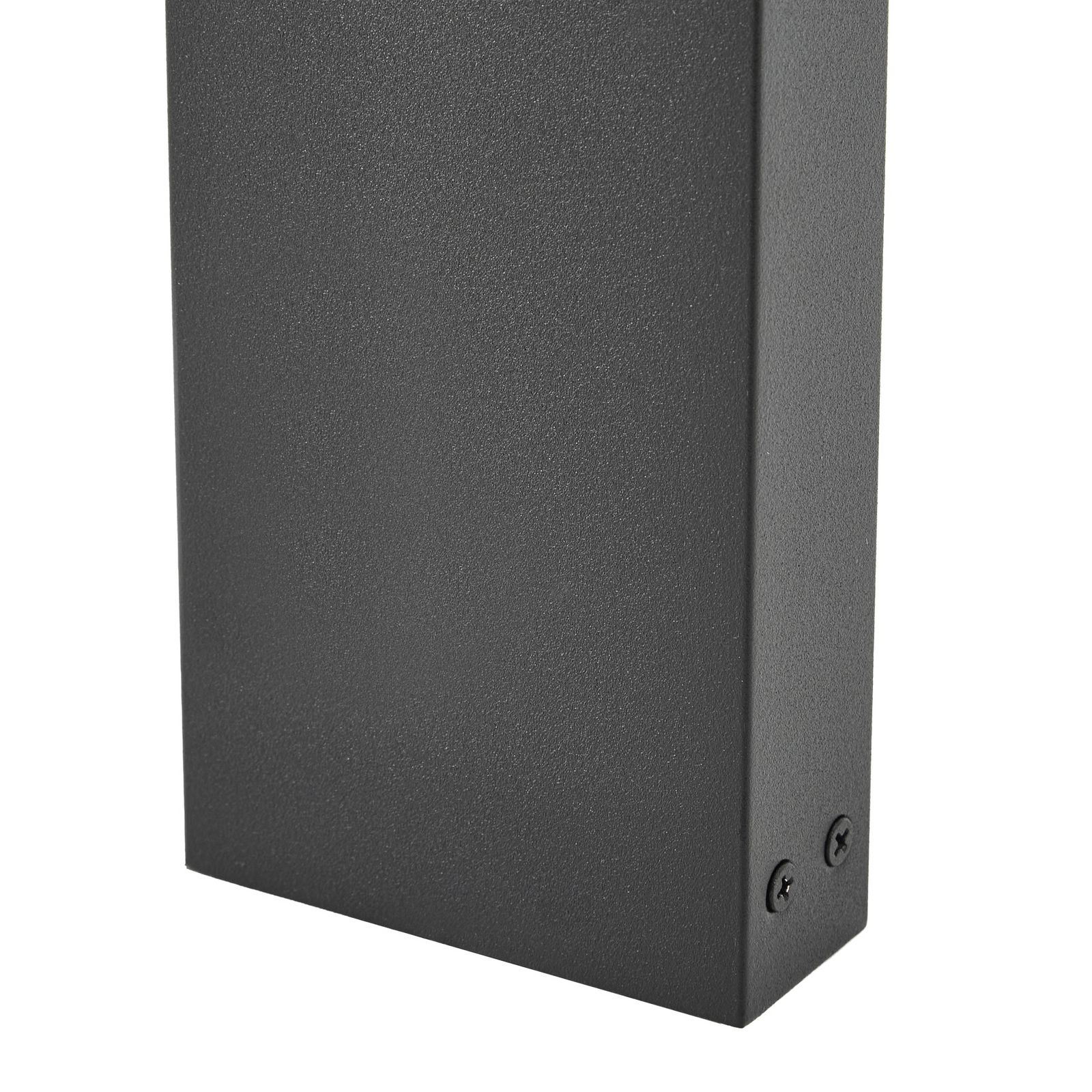 Candeeiro de caminho LED Prios Aurino, preta, 75 cm, sensor