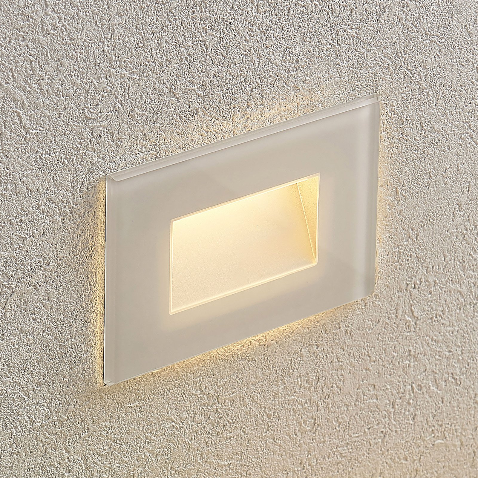 LED-vägginbyggnadslampa Jody, 12 cm