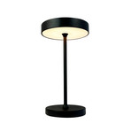 Lámpara de mesa LED recargable Starlight, metal negro - Dyberg Larsen