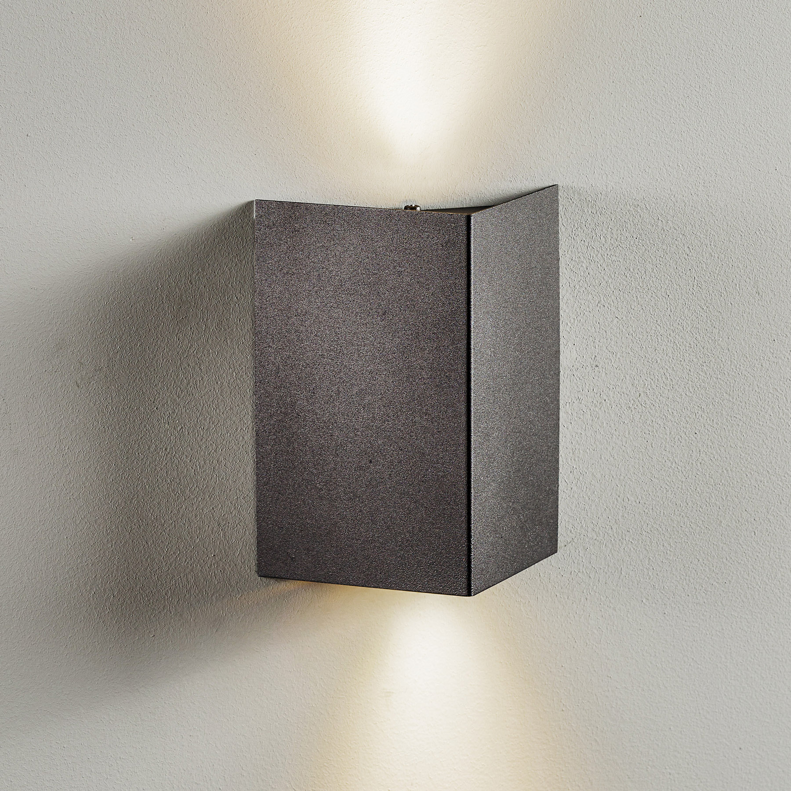 Smaga wall light up/down made of steel, black