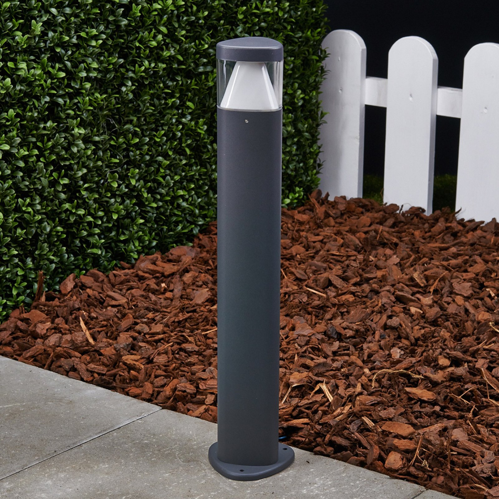 Milou LED Garden Lamp H50 Dark Grey - Lucande