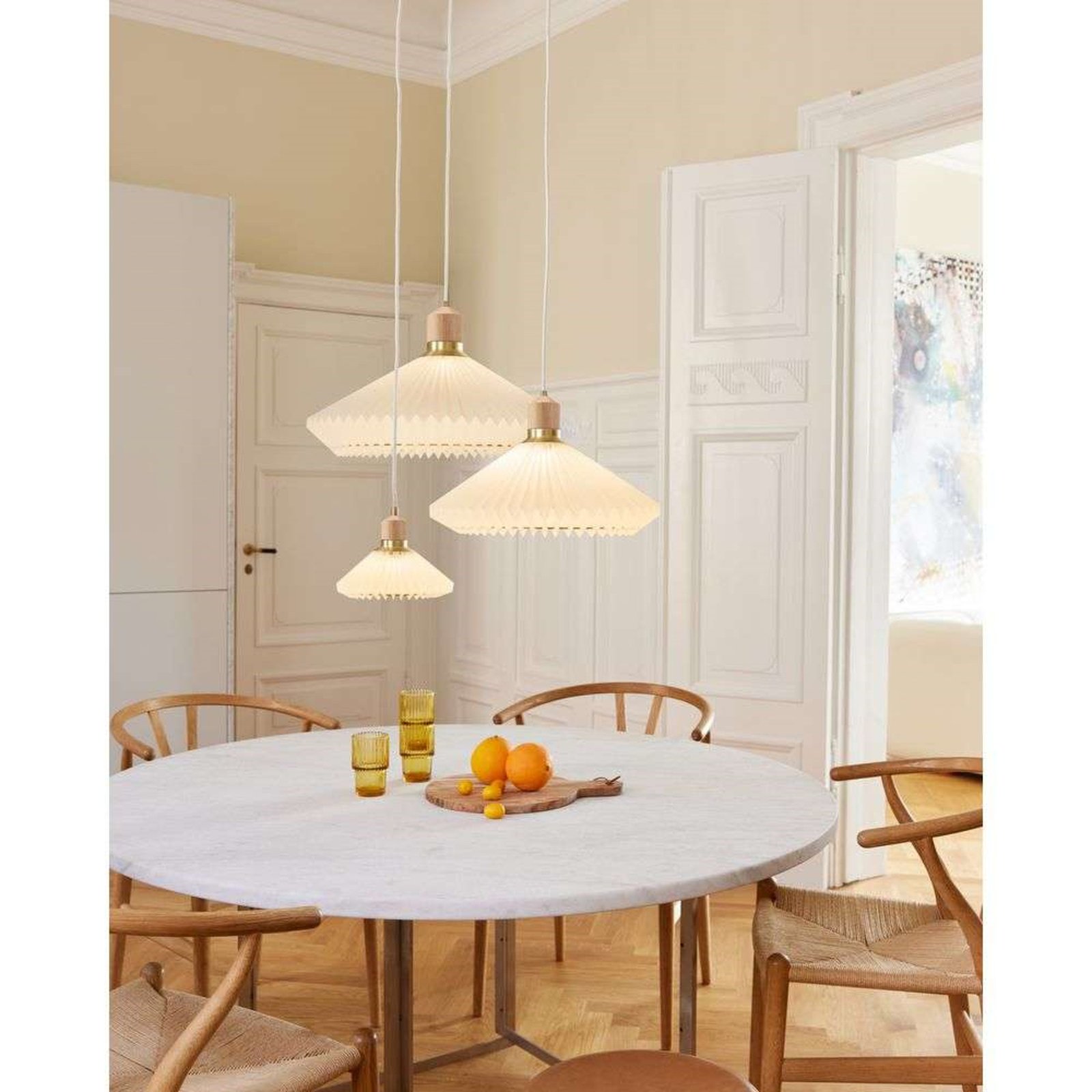 Paris Lustră Pendul Ø40 White/White - Halo Design