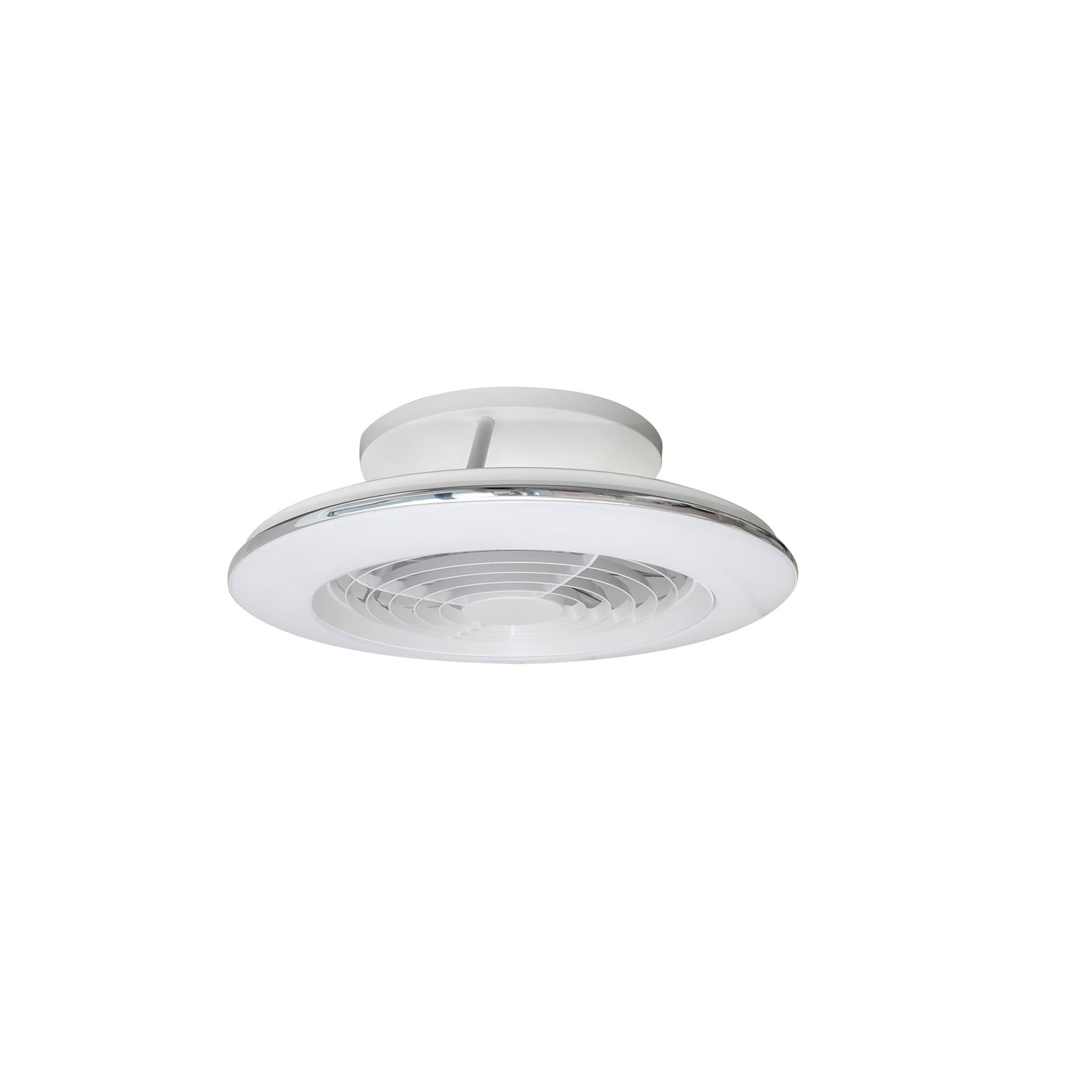 LED-loftventilator Alisio mini, hvid – Mantra Mantra Iluminación - Stue - Moderne - Metal