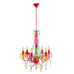 Kare Starlight Regenboog 6-lamps kroonluchter