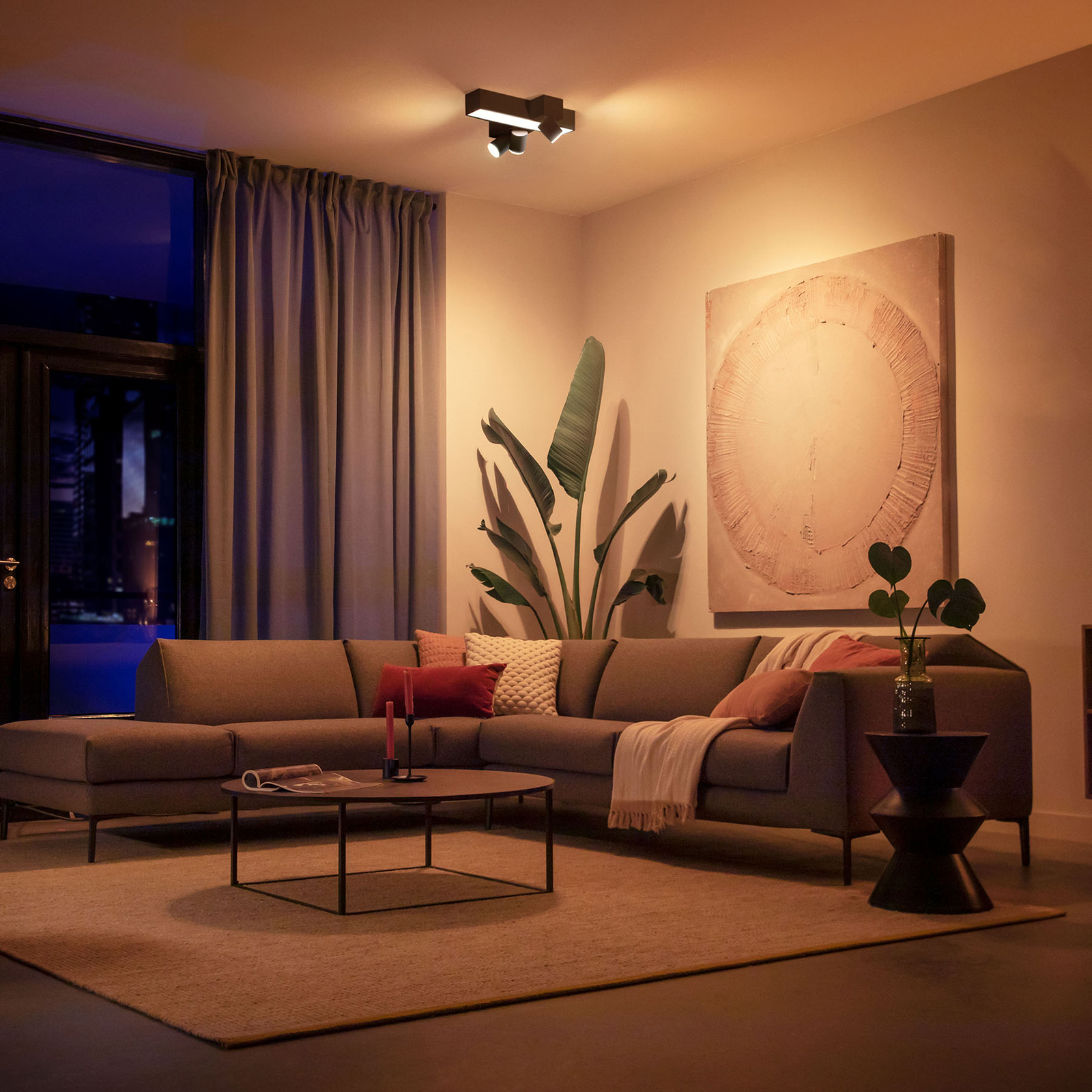 Philips Hue Centris Cross 3-bulb, white&color