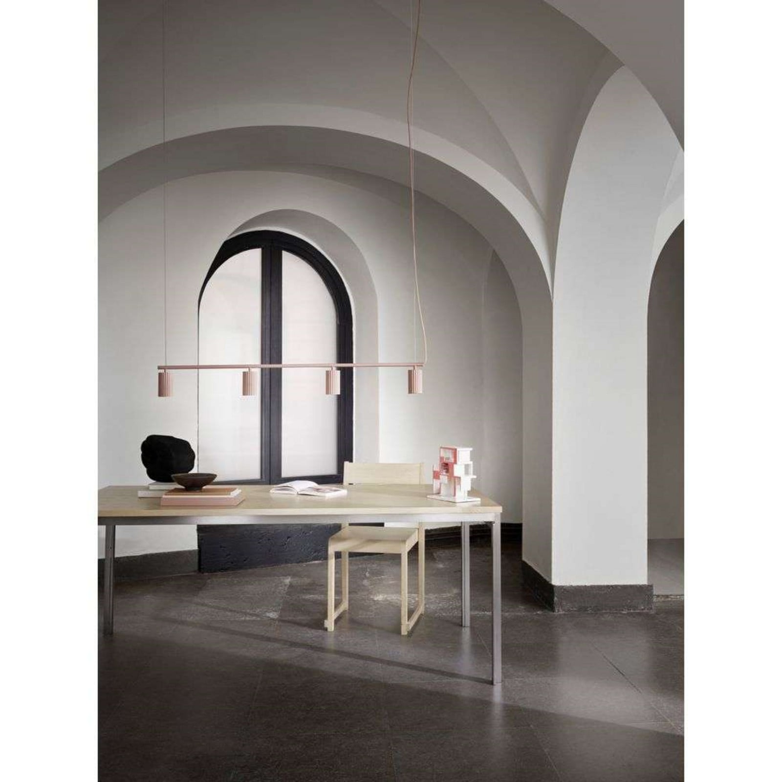 Donna Line 120 Pendelleuchte Linen Pholc - Esszimmer - Aluminium