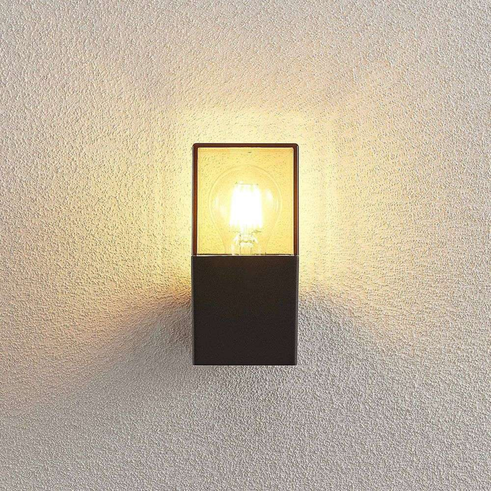 Keke Außen Wandleuchte Graphite - Lucande