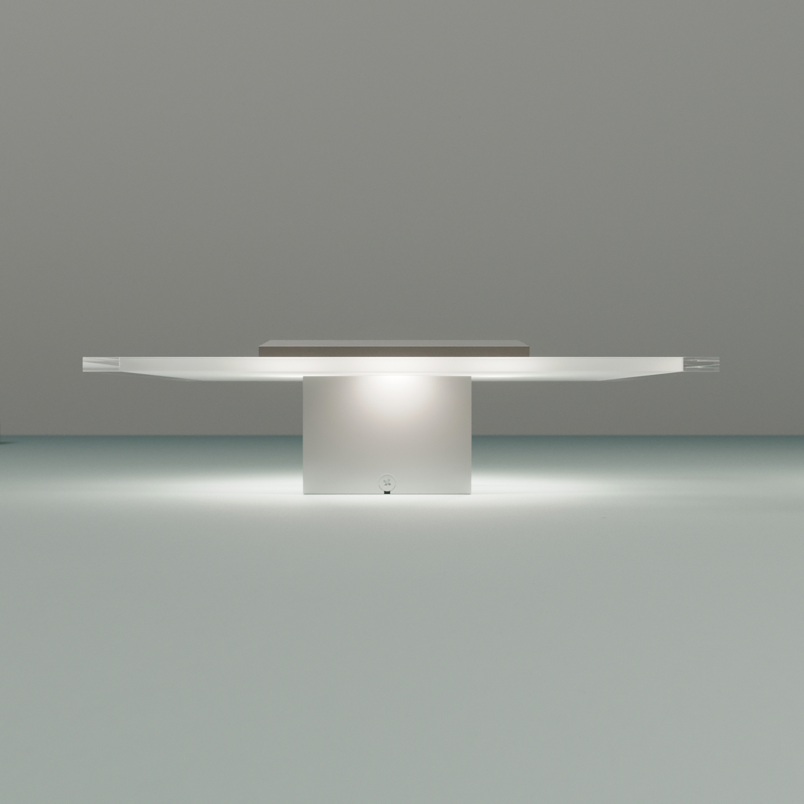Rothfels Lole LED-Wandlampe, Glas, alu matt, 25 cm