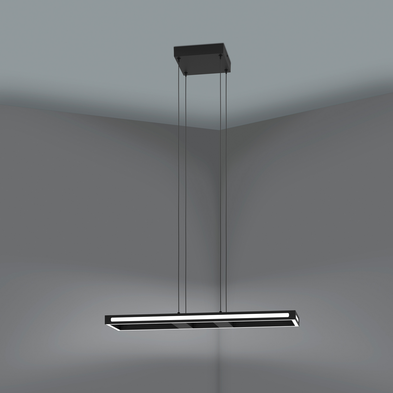 EGLO connect LED-Hängeleuchte Savilanas-Z, 77 cm, schwarz EGLO connect LED-Hängeleuchte Savilanas-Z, 77 cm, schwarz