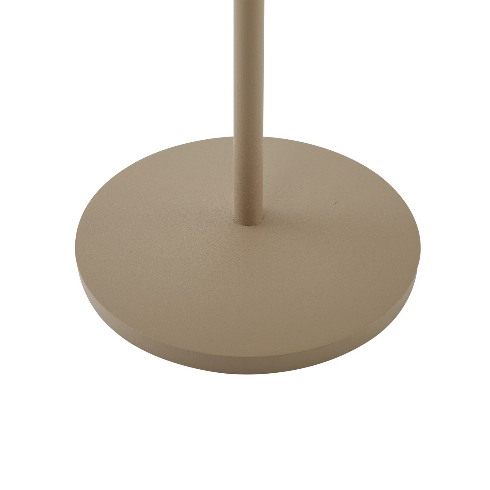 Lindby LED-bordslampa Arietty, beige, dimbar, IP54