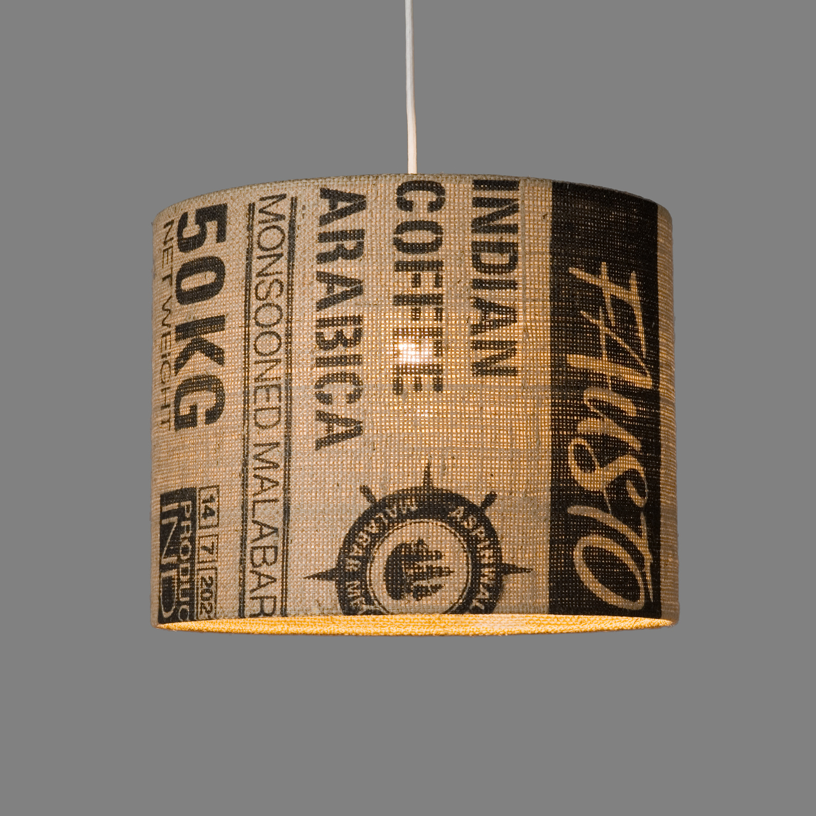 lámpa N°93 Perlbohne - kávézacskó ernyő