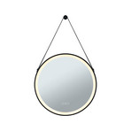 Mirra LED Illuminated Tükör IP44 Dim. Black/Mirror - Paulmann