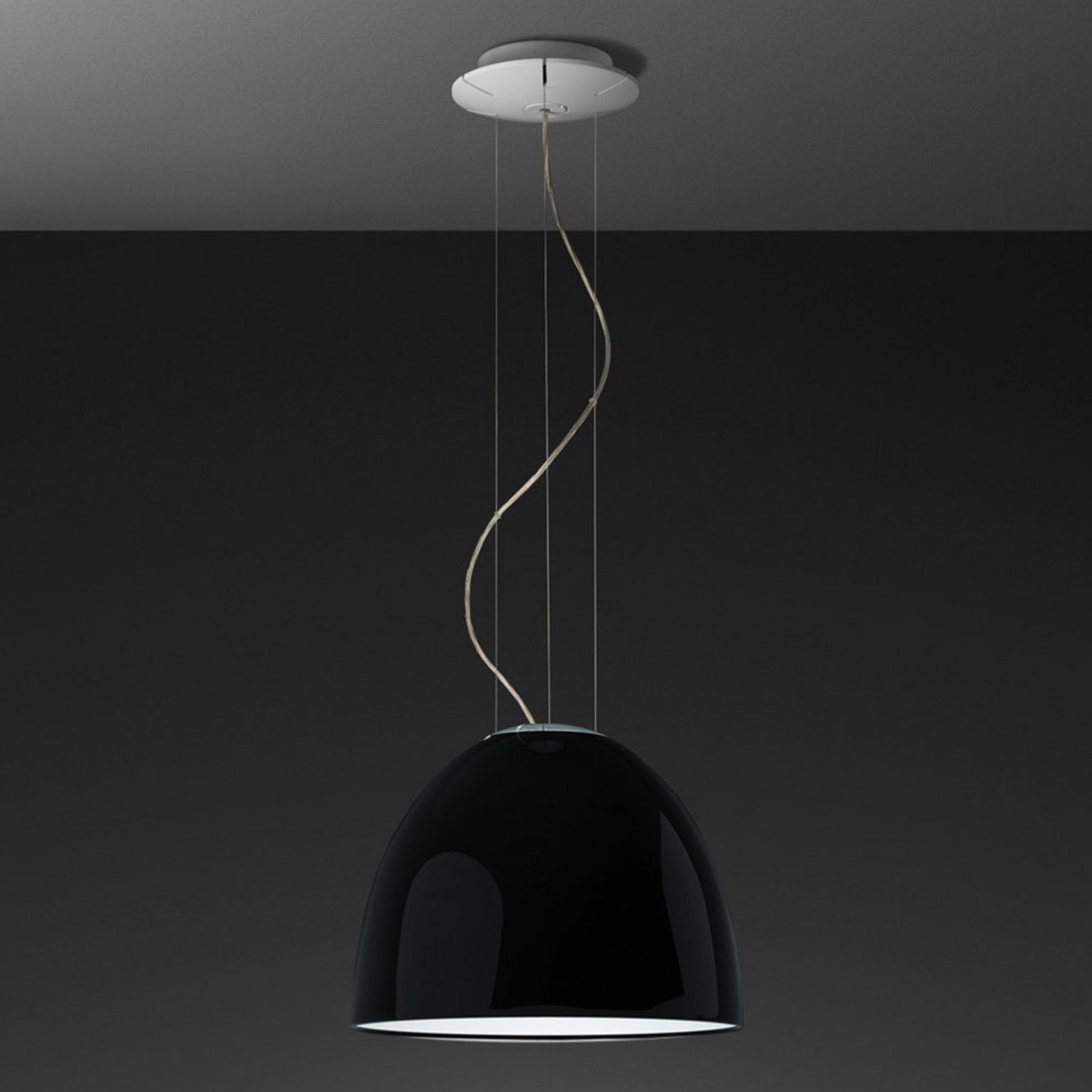 Nur Mini Gloss S Suspension Noir - Artemide