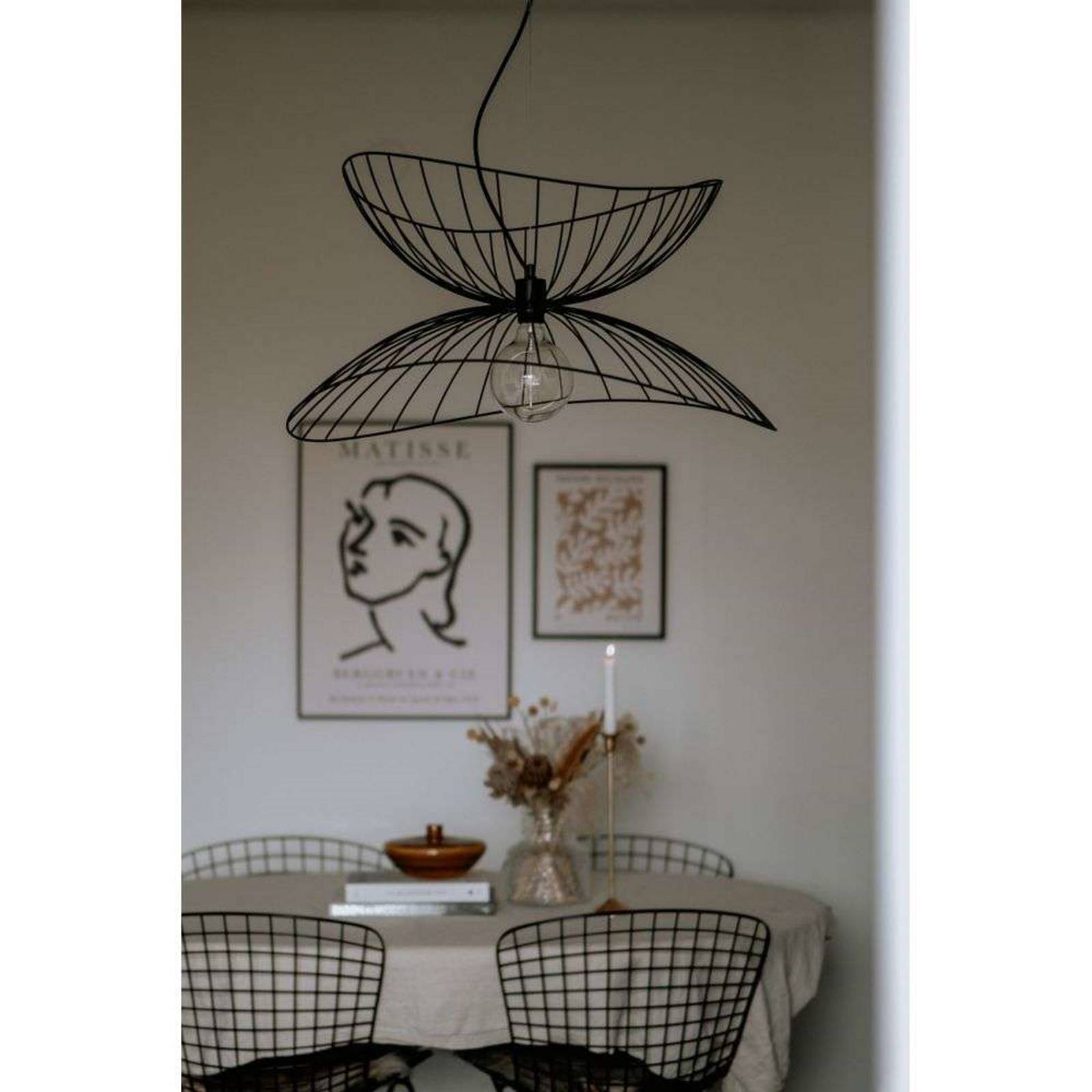 Globen Lighting Pendelleuchte RAY, schwarz, Ø 70 cm günstig online kaufen