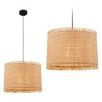 Borra pendant light, 1-bulb, natural colour, straw, Ø 40 cm