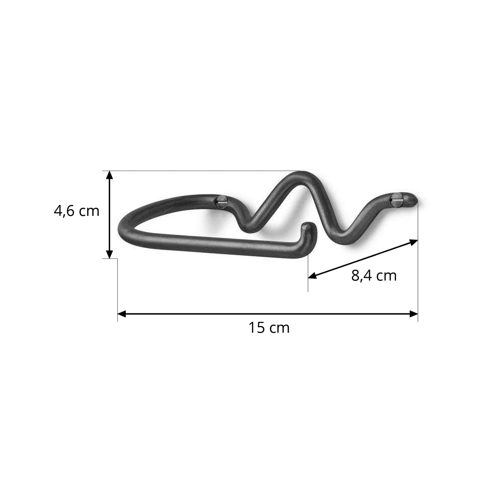 Curvature Porte-rouleau de toilette Black Brass - Ferm Living Curvature Porte-rouleau de toilette Black Brass - Ferm Living