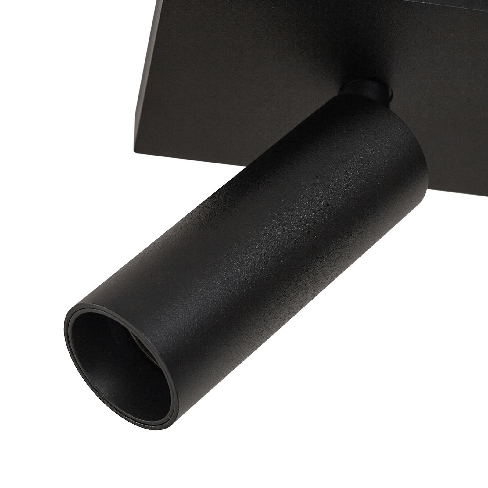 Arcchio Brinja Slim ceiling spotlight, black, 2-bulb GU10 MR11