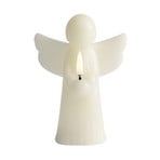 Candela LED ANGEL, grigia, cera, altezza 16 cm - Uyuni Lighting
