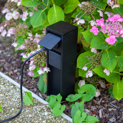 Steckdosensäule Mains, 2 Anschlüsse, max. 3.500 W