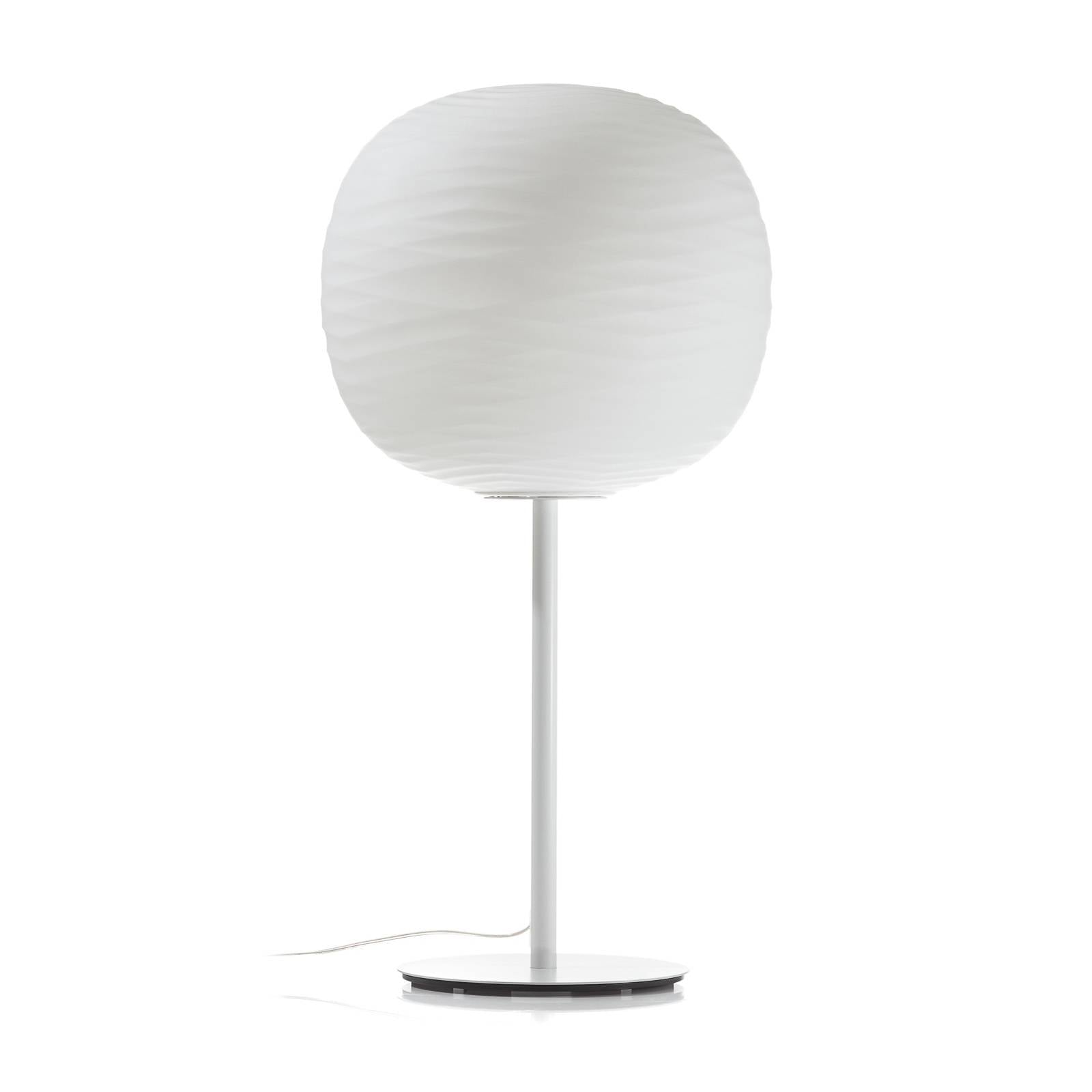 Foscarini Gem tavolo alta Tischleuchte, weiß