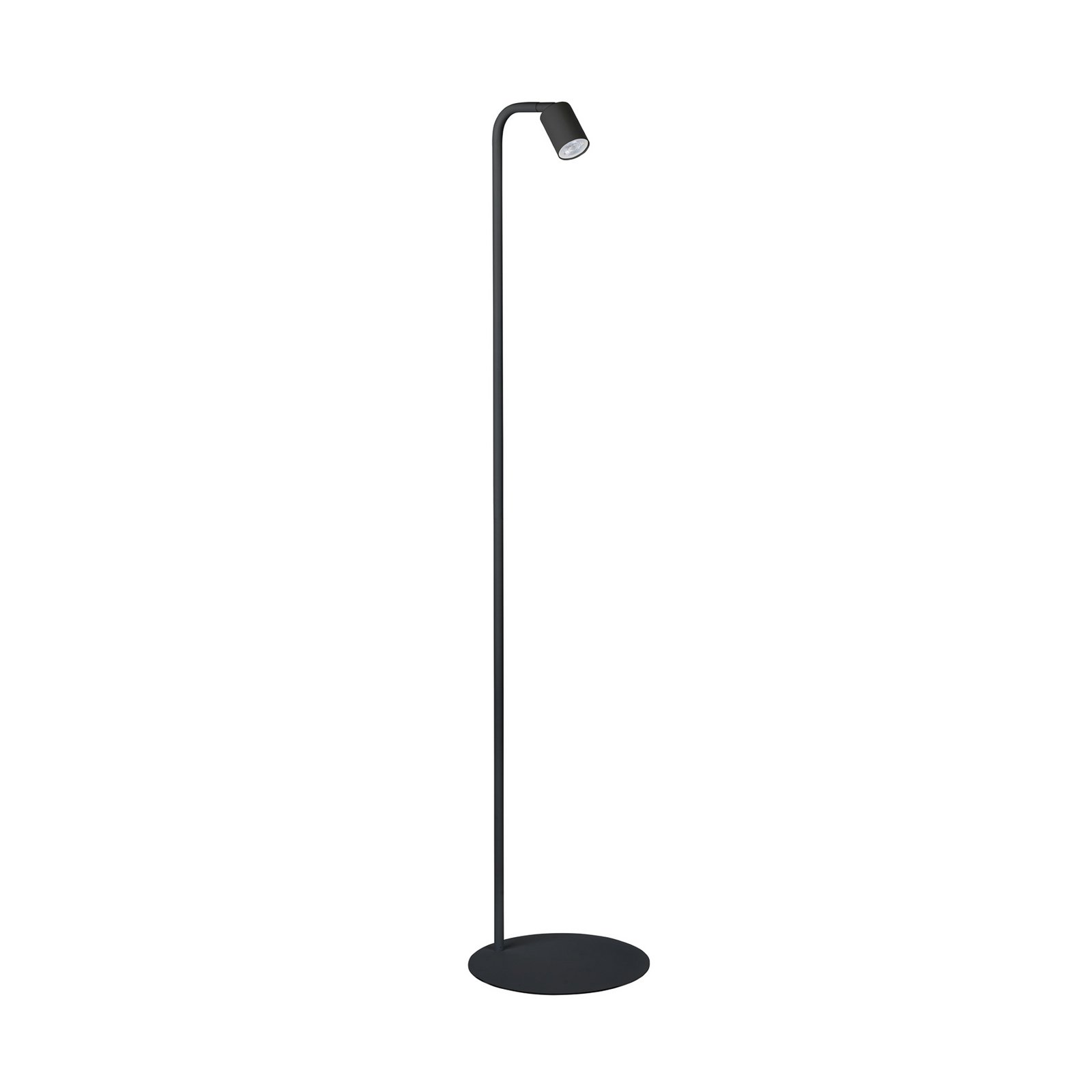 Lampadar Nex, negru, metal, înălțime 140 cm, GU10