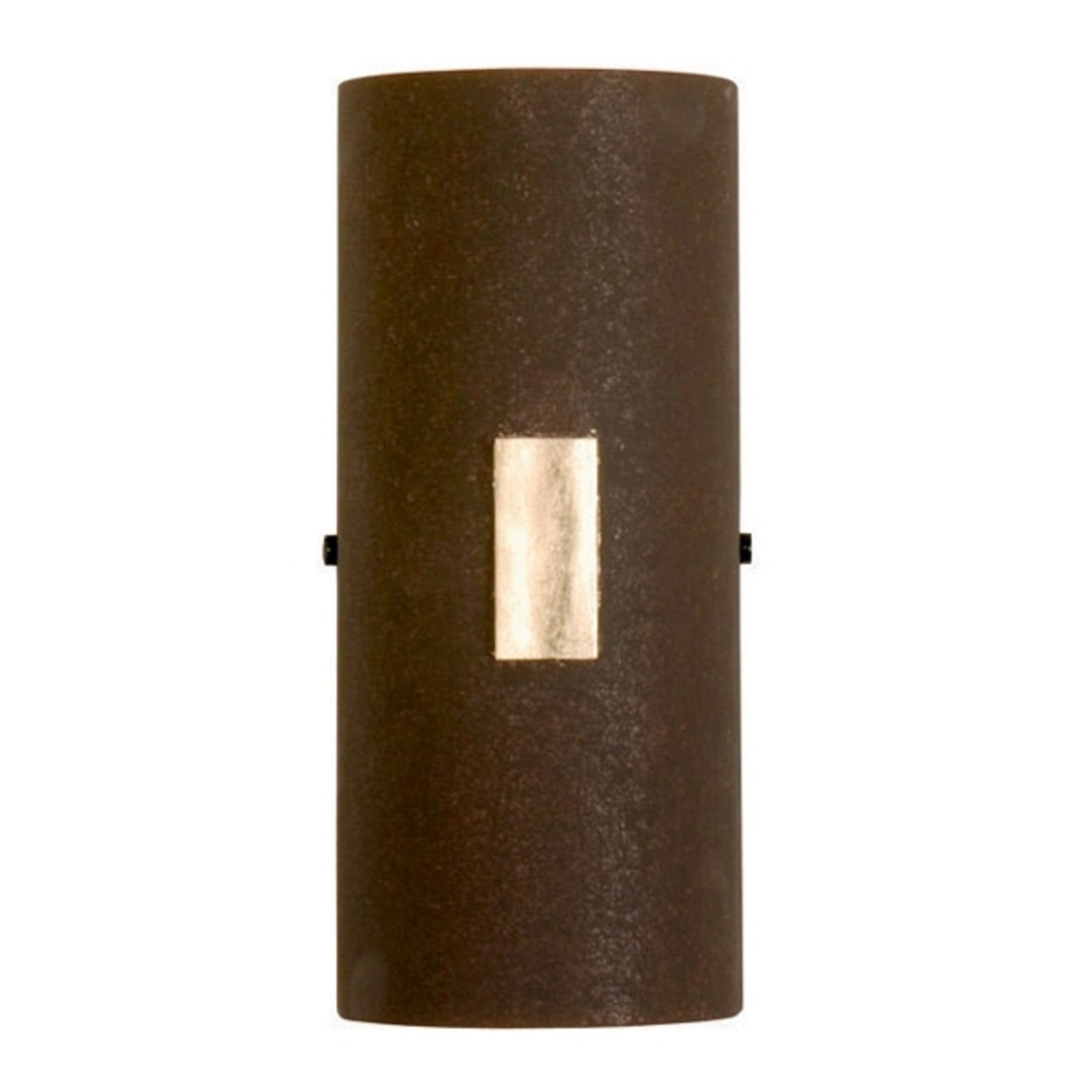 SOLO wall light in rust with gold leaf