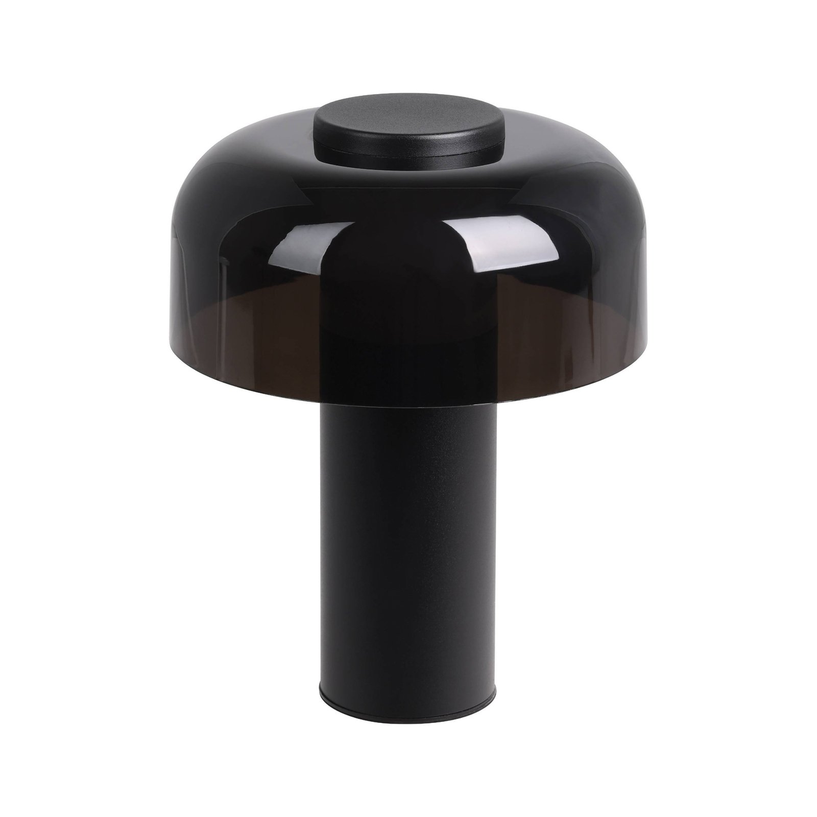 Lampe de table LED à accu Ponente, Ø 16 cm, noir, CCT, intensité variable